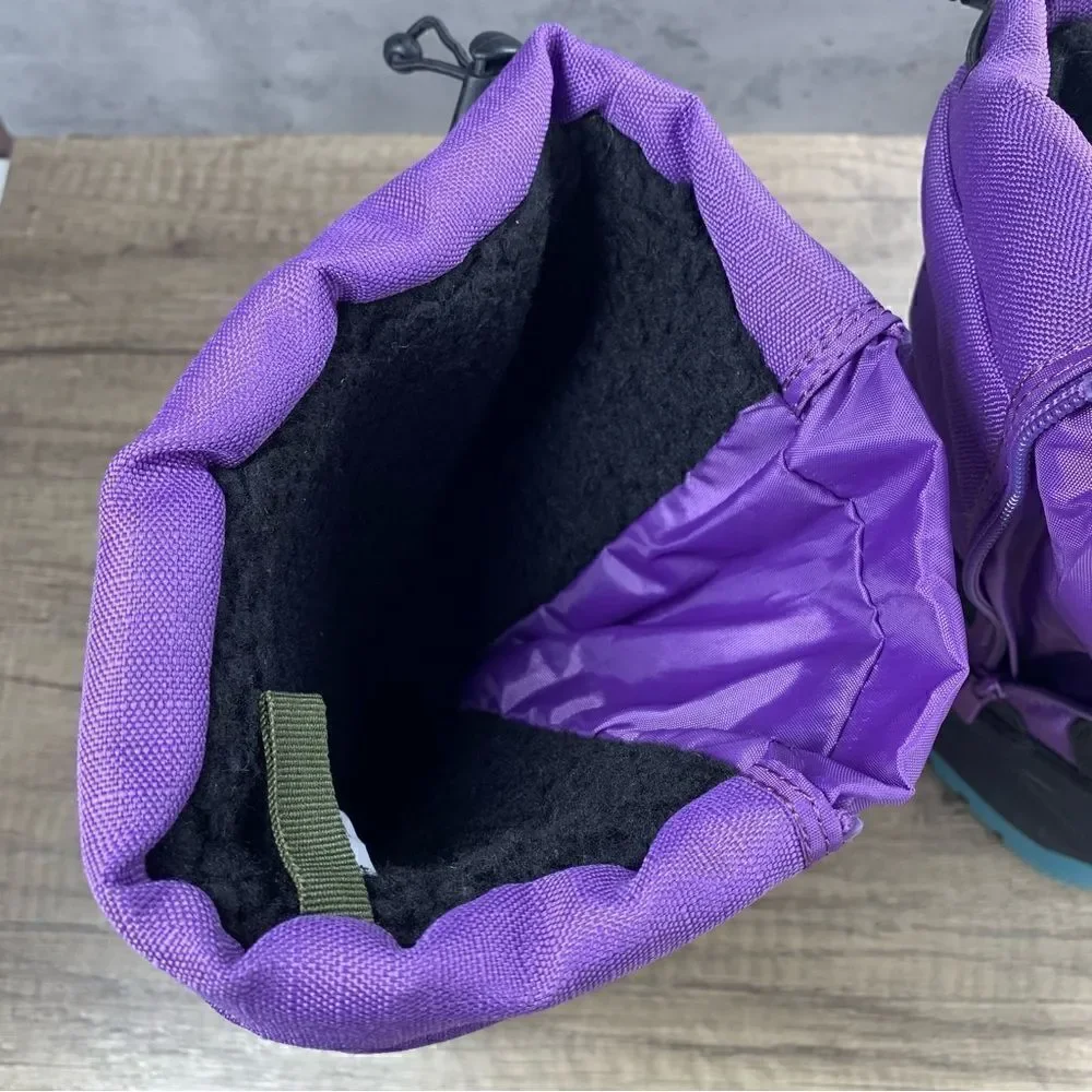 Aleader~Youth Girl’s~Purple/Black~Winter Boots~Size 4‎
